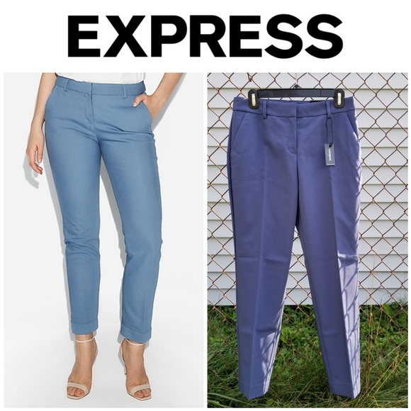 Express Pants - Express Columnist Mid Rise Ankle Pants